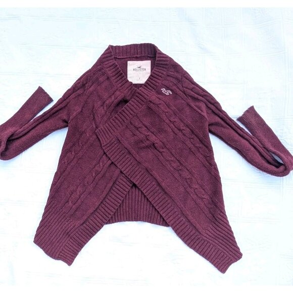 Hollister sweater Small cable knitr rabbit hair blend babydoll bella elena Y2K - Picture 14 of 14